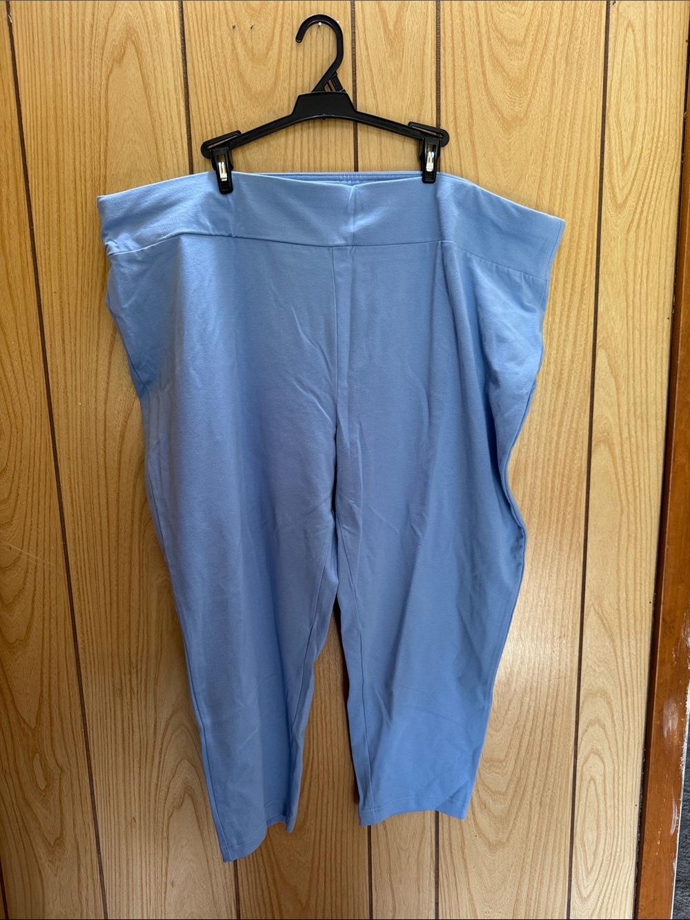 Terra & Sky Light Blue Pull-On Capri Leggings